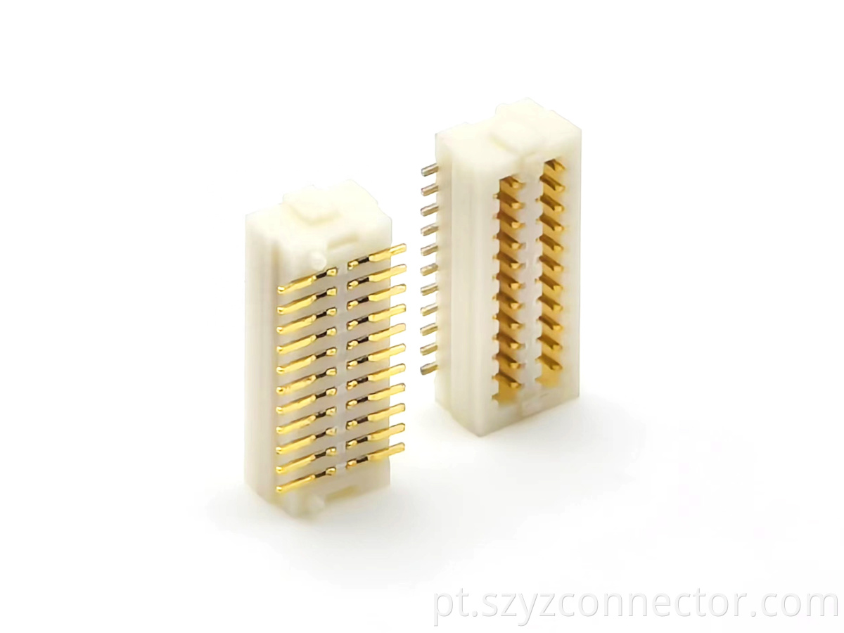 Placa de passo de 0,8 mm para conector fêmea de placa 0.8mm Pitch Board to Board Connector Female